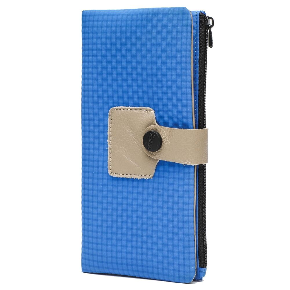 7706 Slim Long Wallet Bright Textured Outdoor Travel Soft Light Weight